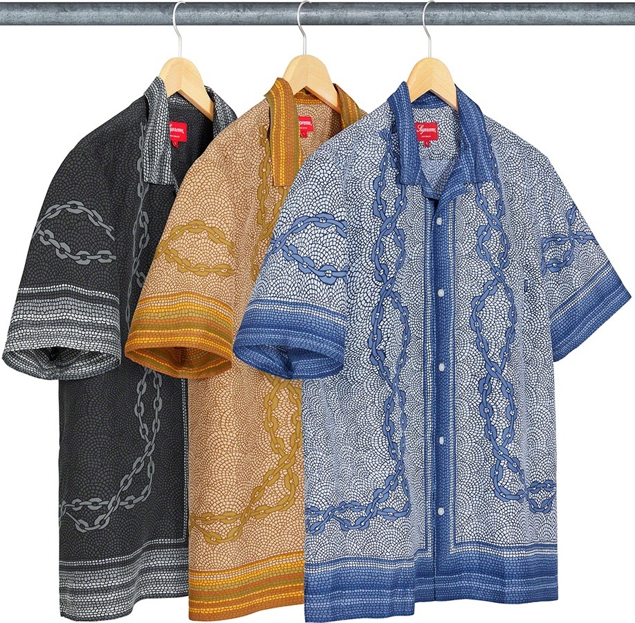Mosaic Silk S/S Shirt